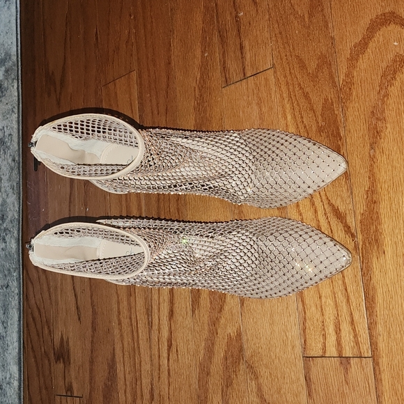 Rhinestone and Mesh Bootie - Picture 3 of 5